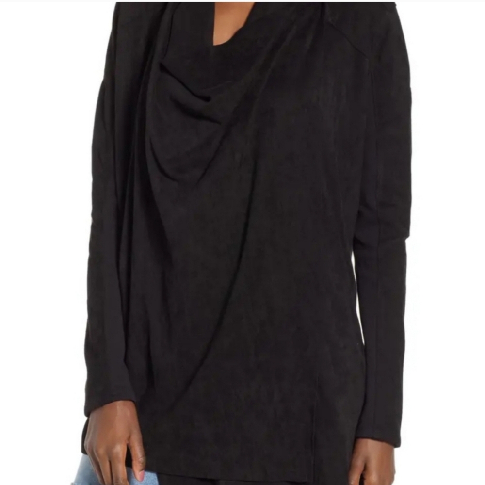 Blank NYC black Cloud Nine drape jacket - Picture 9 of 11